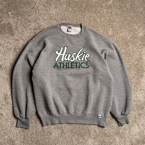 VINTAGE RUSSELL ATHLETIC MADE IN USA "HUSKIE ATHLETICS" SWEATSHIRT